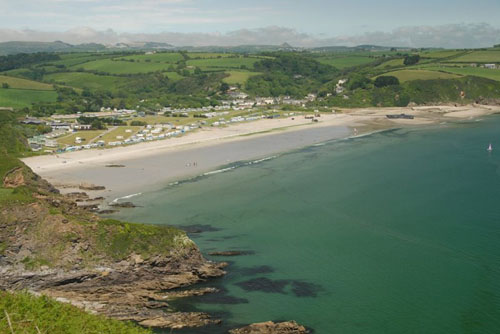 Pentewan Cornwall beach